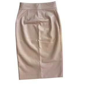 Babaton Pegu Skirt Vegan Leather Pencil Skirt